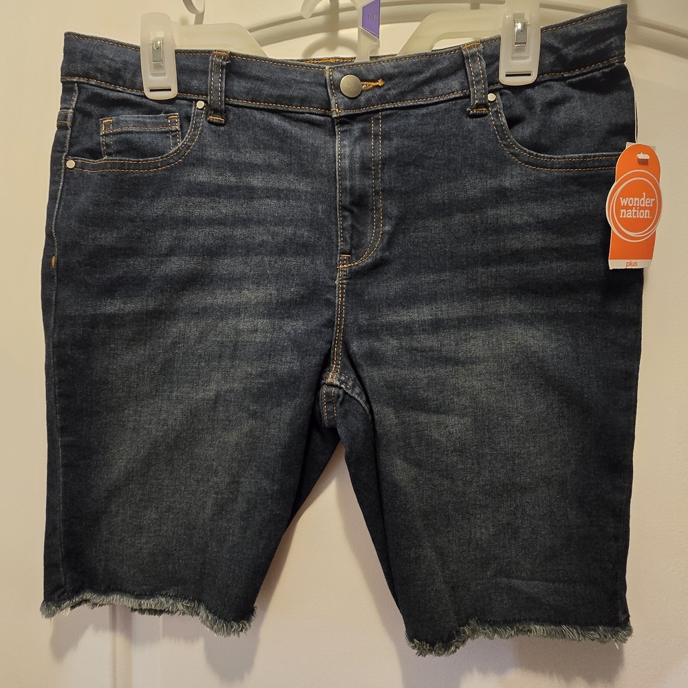 Wonder Nation Blue Relaxed Fit Shorts